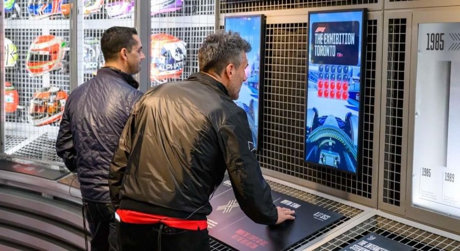 Una start-up española está detrás de la digitalización en la exposición de la F1